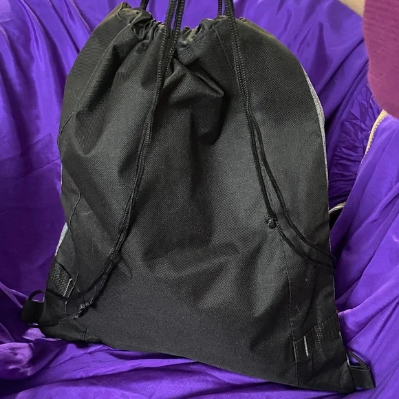 Irving Gray Drawstring Backpack - Picture 5 of 6